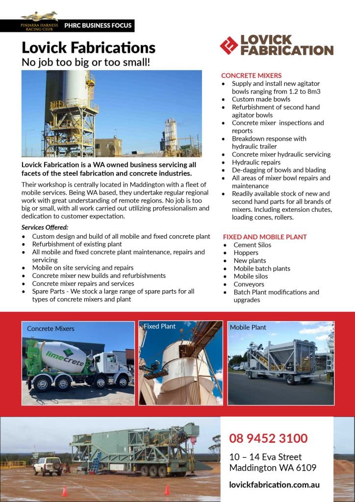 Lovick Fabrications Business Focus 2023