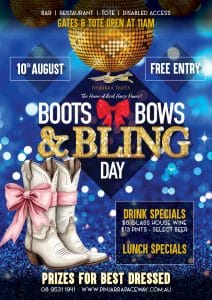 Boots, bows and bling day